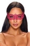 Masque en dentelle rose