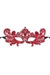 Masque loup de Venise en dentelle Voie Lactée