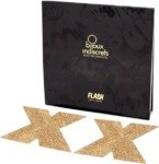 Cache-tétons croix or adhesifs - Flash