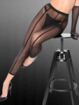 Leggings Flirty en tulle avec couture devant