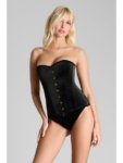 Corset porte-jarretelles Rococo en velours