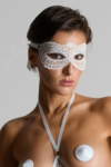 Masque blanc Le Ravissant en dentelle